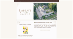 Desktop Screenshot of abbayedelaferte.com